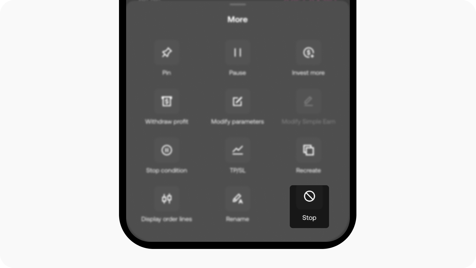 Close position individually App2