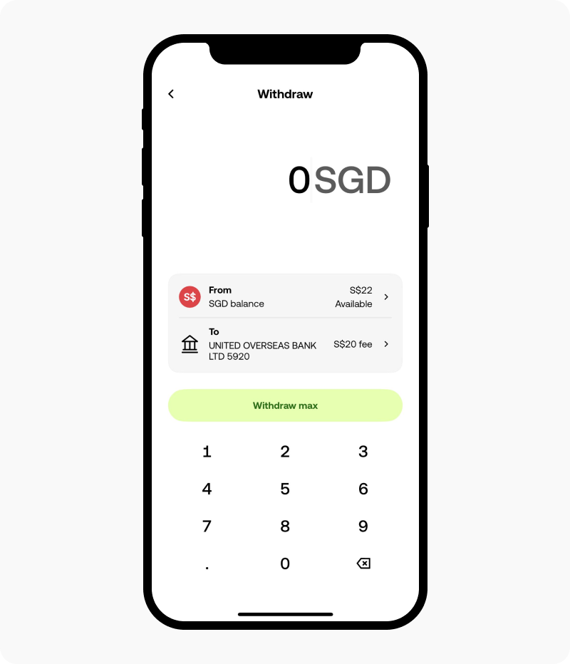 Fiat Payment SGD3