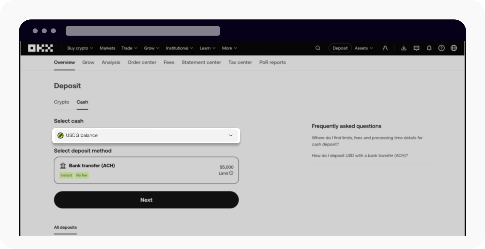 CT-web-cash deposit-ACH dp1
