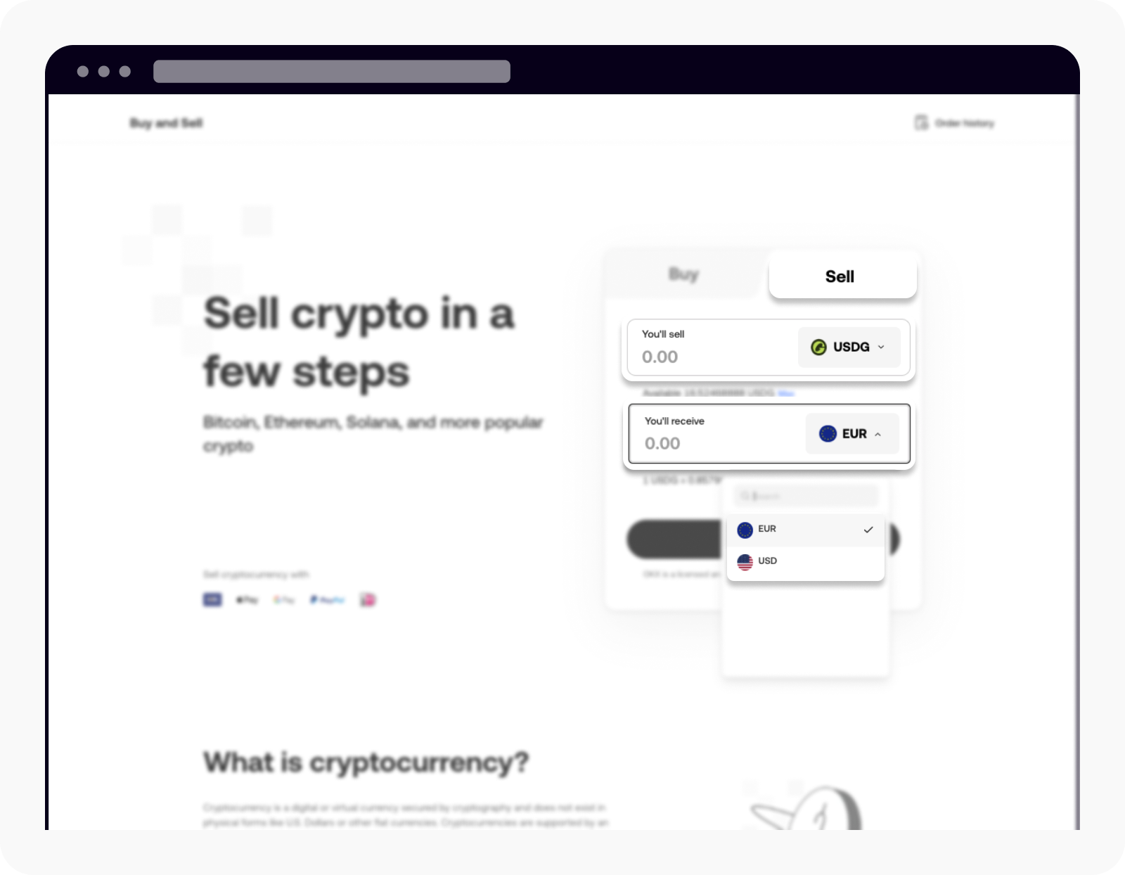 Web - sell