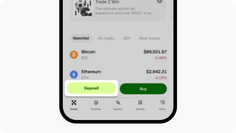CT-app-cash deposit-ACH dp1