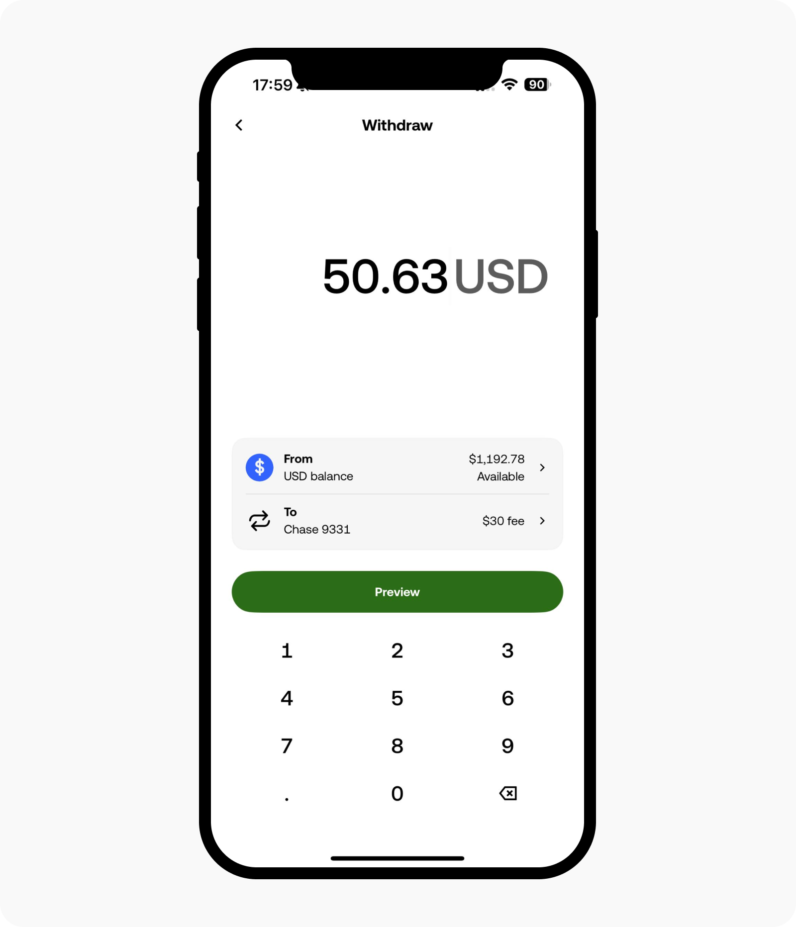 CT-App-cash withdraw-ACH wd6