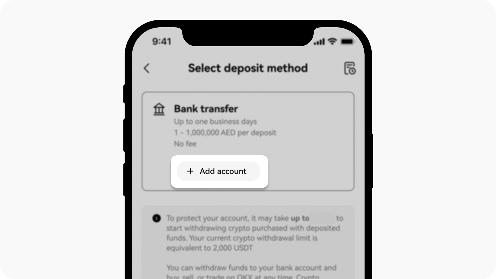 CT-app-cash deposit-AED add account
