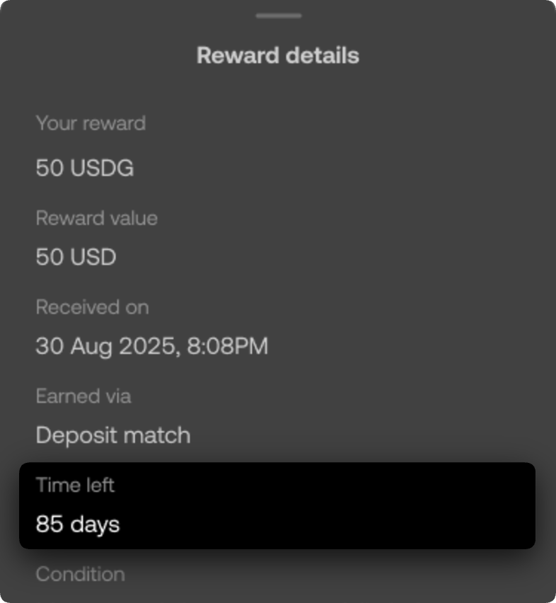 Rewards on hold 3