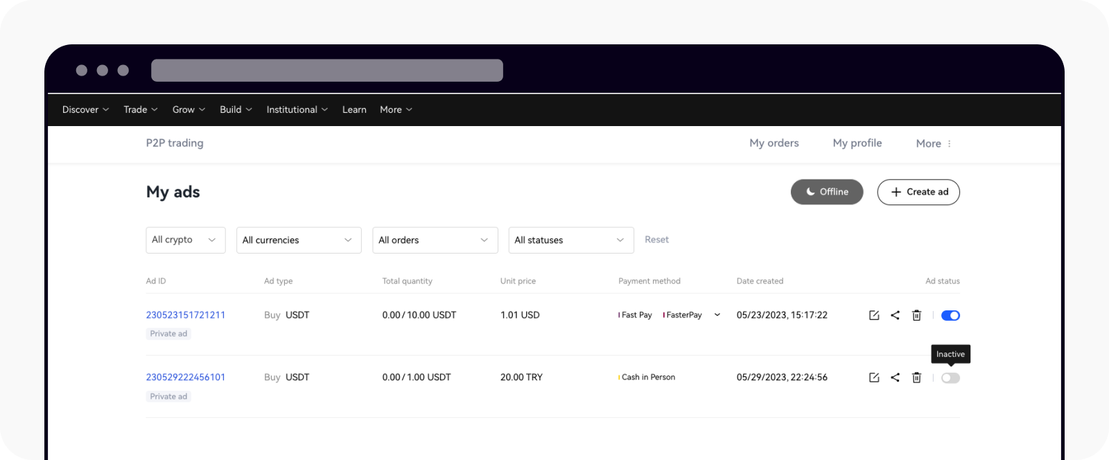 p2p ad4